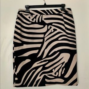 Animal print skirt